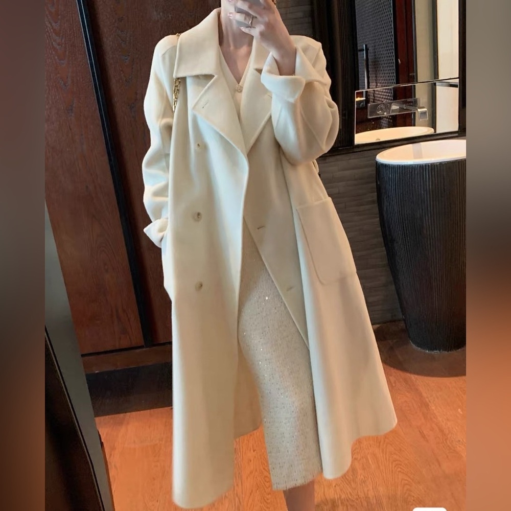 Women 100% Wool Coat